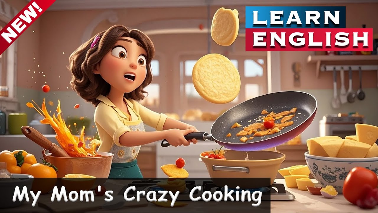 My Mom's Crazy Cooking |how to find a place|Listening and Speaking Skills|Daily life