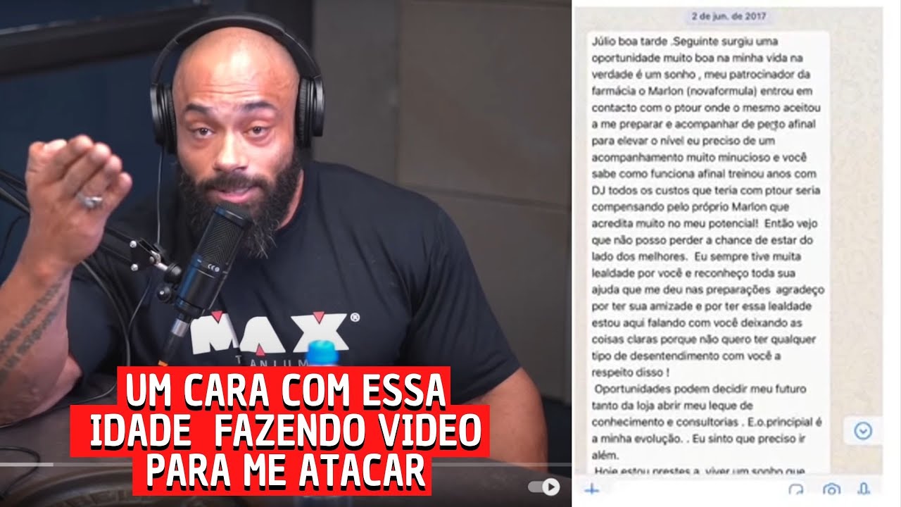 BALESTRIN EXPLANA CONVERSA NO ZAP DE EX ATLETA INGRATO - CORTES IRONBERG