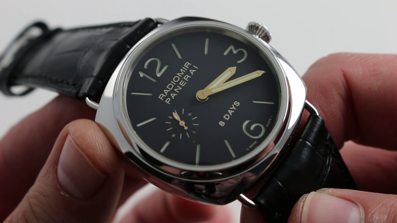 Panerai Radiomir 8 Days PAM00190 H-Series Watch Reviews