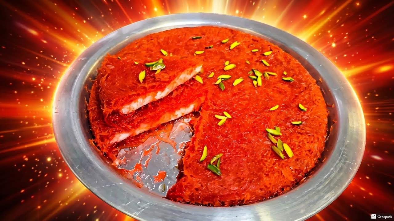 الكنافة بالكريمة وسر المعادلة في الطعم بتاع المحلات الكبيرة المشهورة 🥰👌