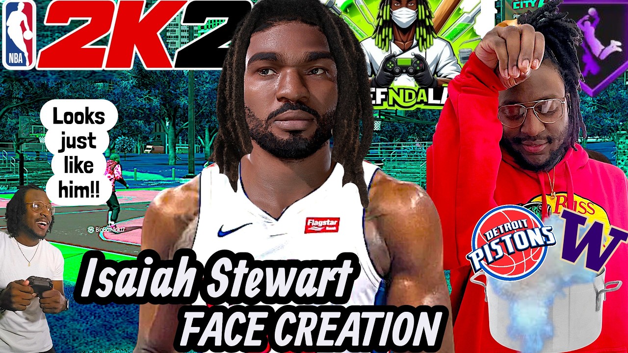 The Realest Isaiah Stewart NBA 2k26 Face Creation (Chef's Edition) 💪🏾🔥🔥