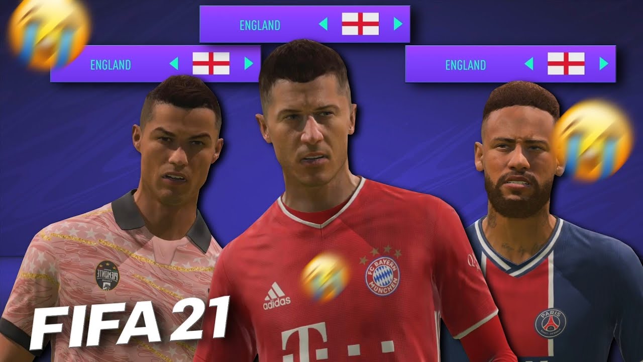 WHAT IF EVERY PLAYER ON FIFA 21 HAD THE SAME NATIONALITY?
