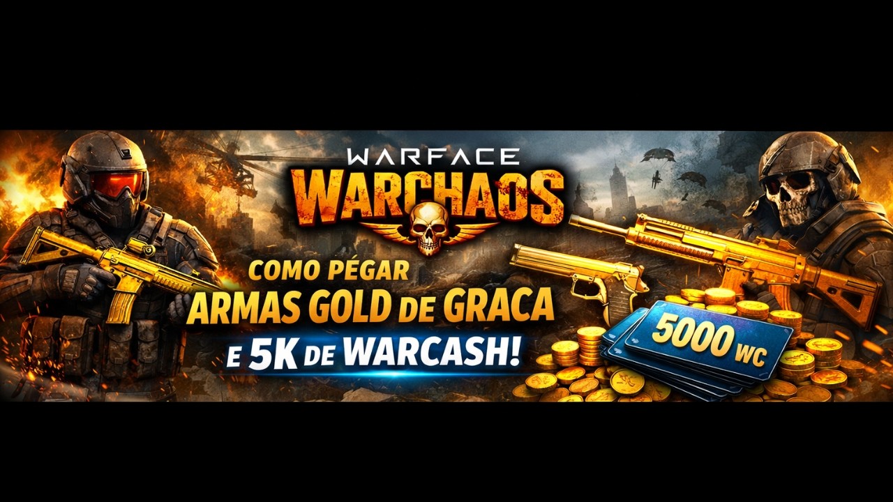 COMO PEGAR ARMAS GRATIS e 5k de WARCASH #warchaos  LINK NA DESCRIÇÃO...