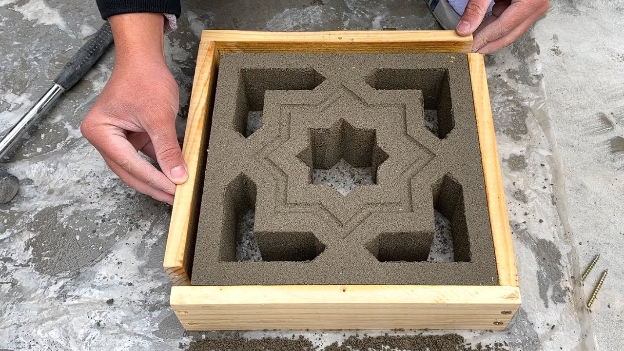 Amazing Simple Project Design Breathable Brick Casting From Sand And Cement At Home