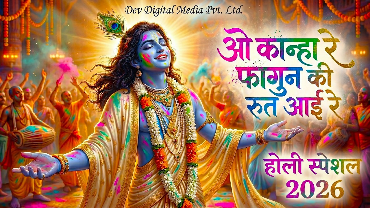 होली स्पेशल भजन 2026 | कान्हा रे फागुन की रुत आयी रे | New Holi Bhajan 2026 - Kanha Re Fagun Ki Rut