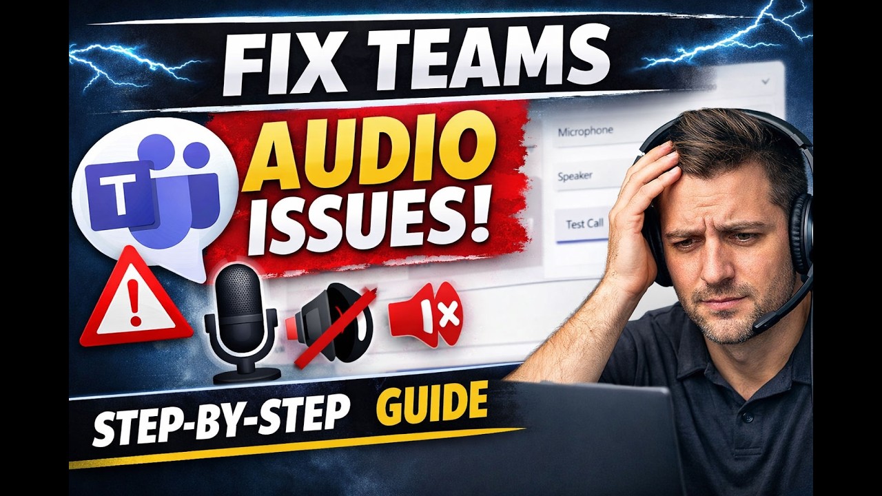 Fix Microsoft Teams Audio Not Working (2026 Step-by-Step Guide)
