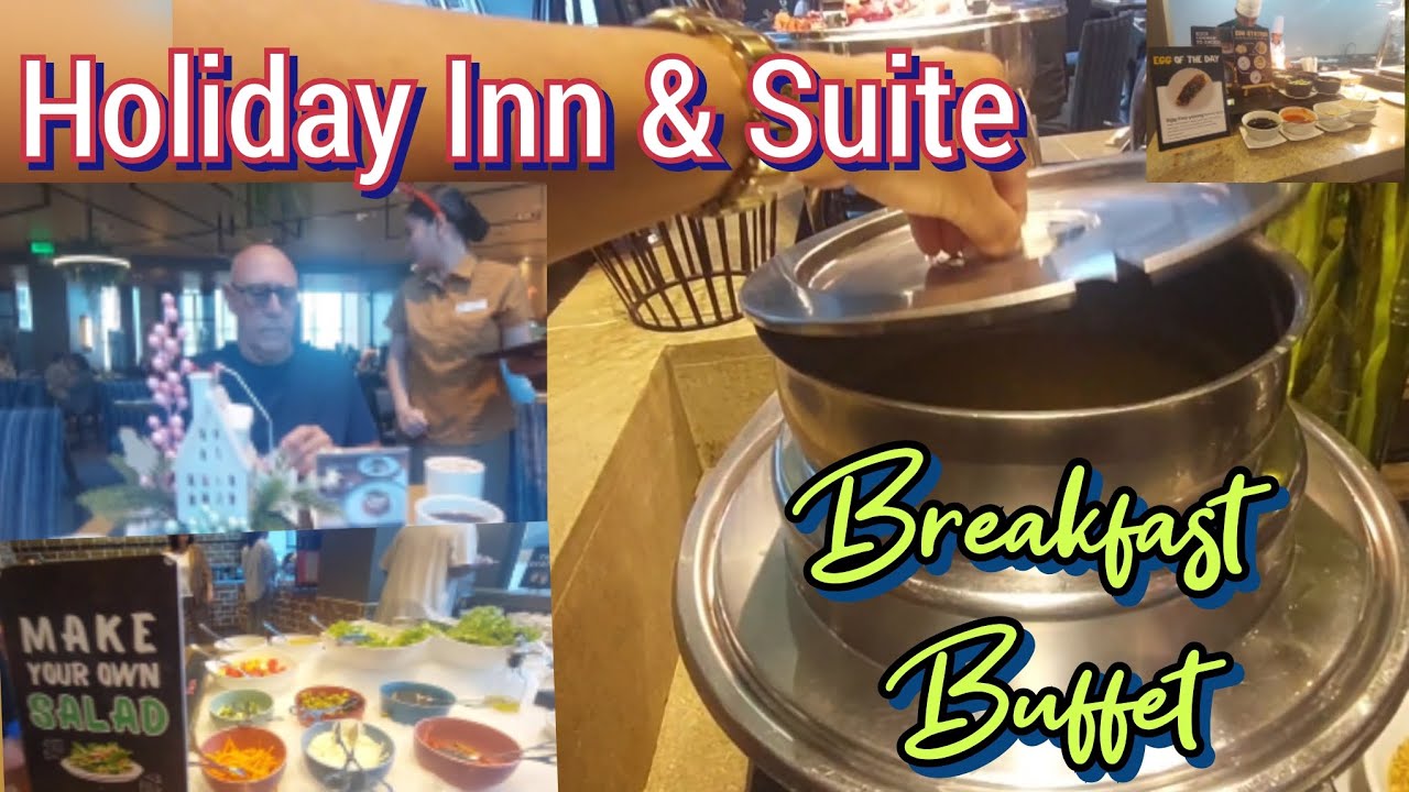 This breakfast buffet in Holiday Inn is very satisfying #holidayinn #hotel #buffet