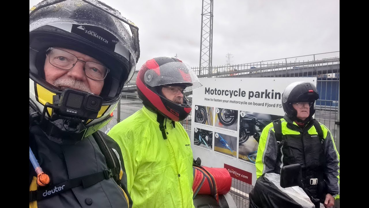 Mehr Regen geht nicht! Motorradreise Südnorwegen Juli 2023, Folge 01: Von Kiel nach Spangereit