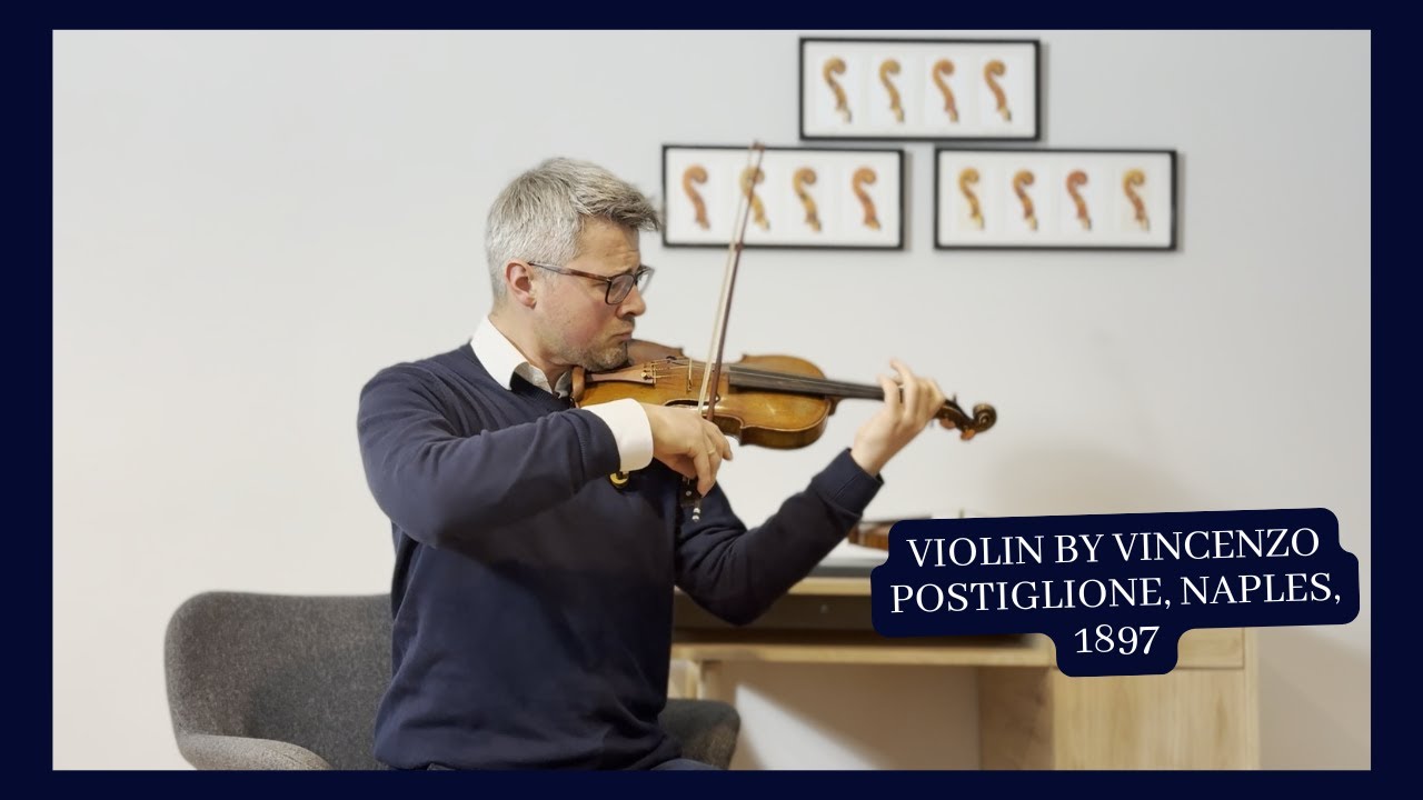 Tim Wright Fine Violins: Violin by Vincenzo Postiglione, Naples, 1897