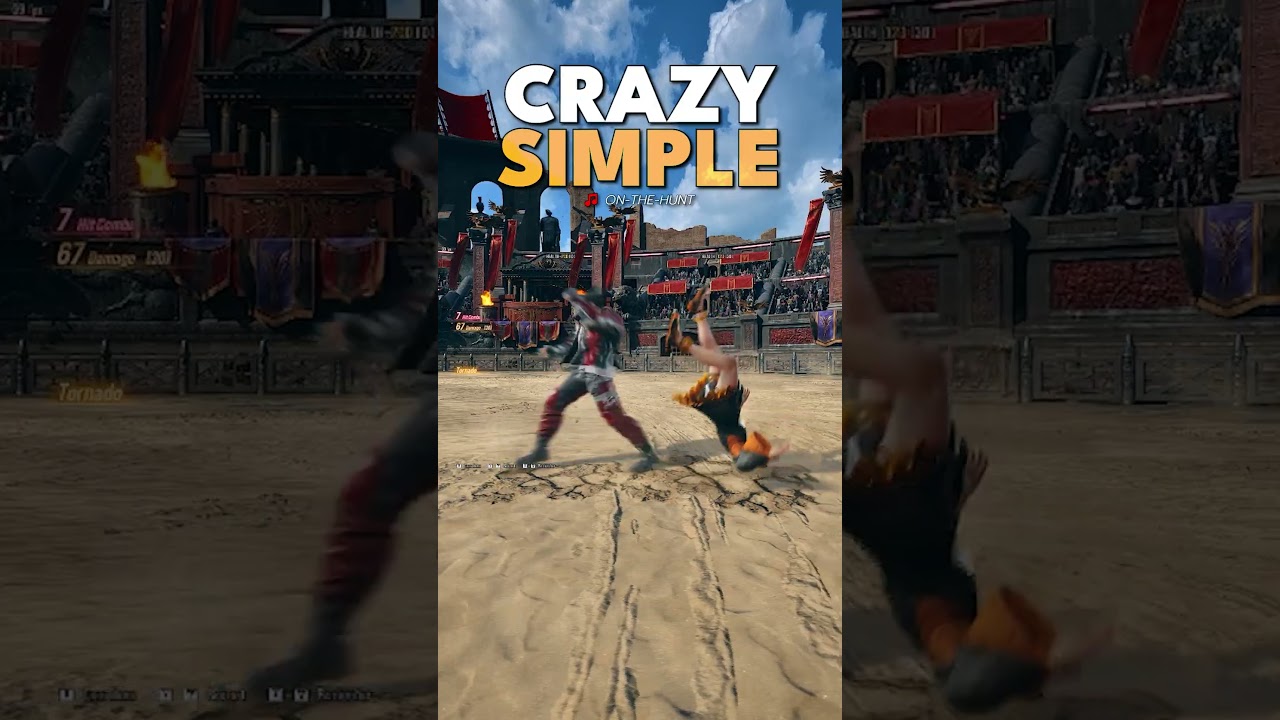 100+ DMG | Basic Easiest Tight JIN Kazama Combo - TEKKEN 8