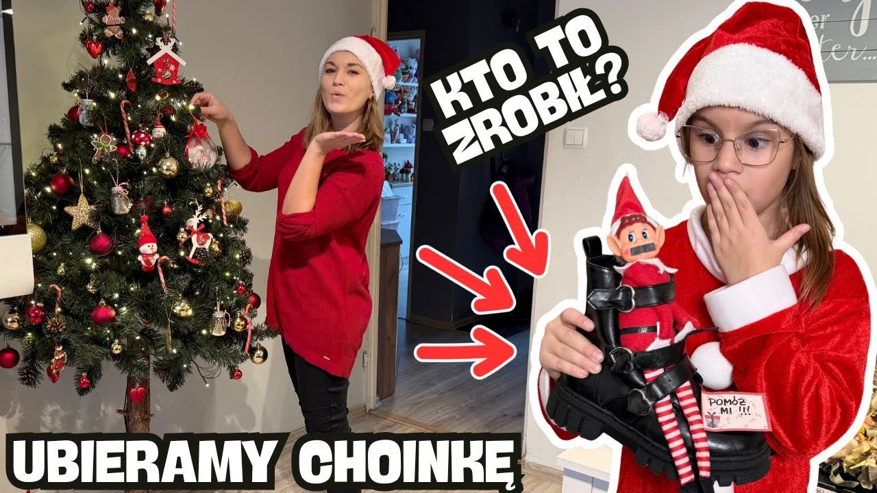Vlogmas 6- Ubieramy choinkę z utrudnieniami🎄🎅 Świąteczny challenge💖