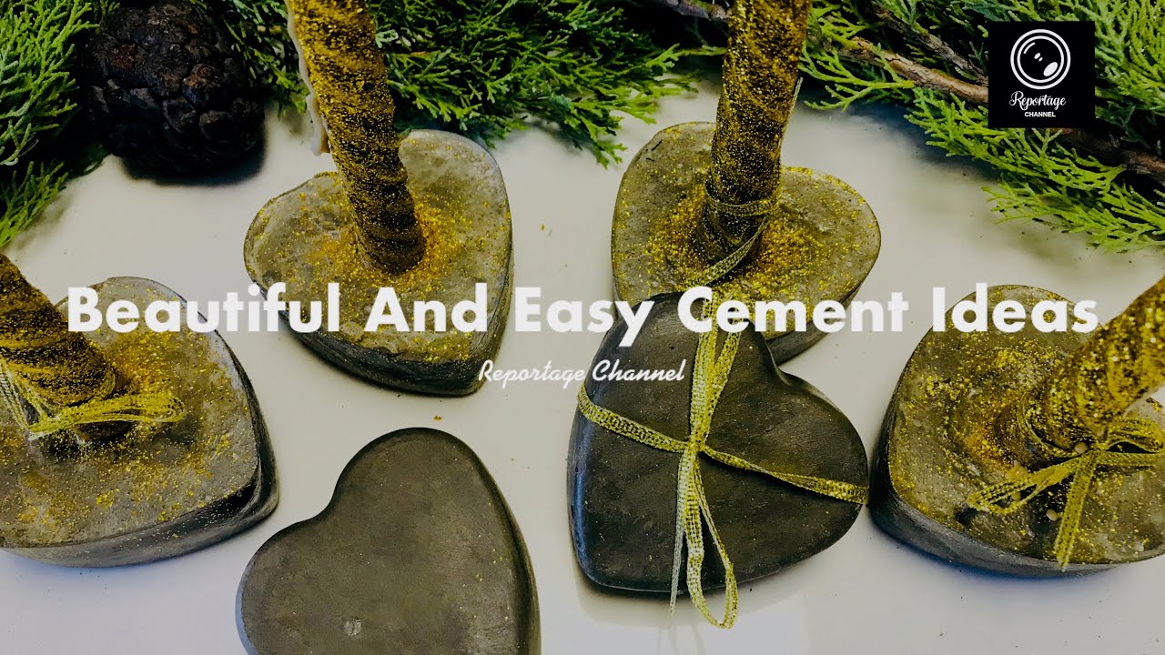 افكار بالاسمنت سهلة للمناسبات والأعياد easy cement ideas