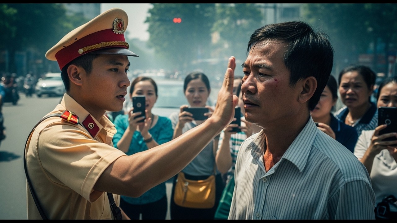 CSGT Tát Người Giữa Đường… Ai Ngờ Đó Là Giám Đốc Công An Cải Trang!