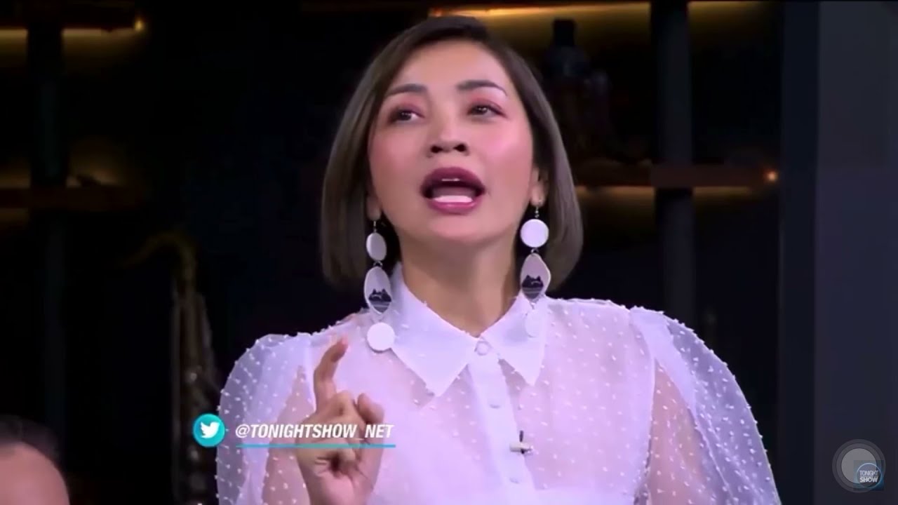 Moment Enzy Di Challenge  Nelpon Dikta Di Acara Tonight Show