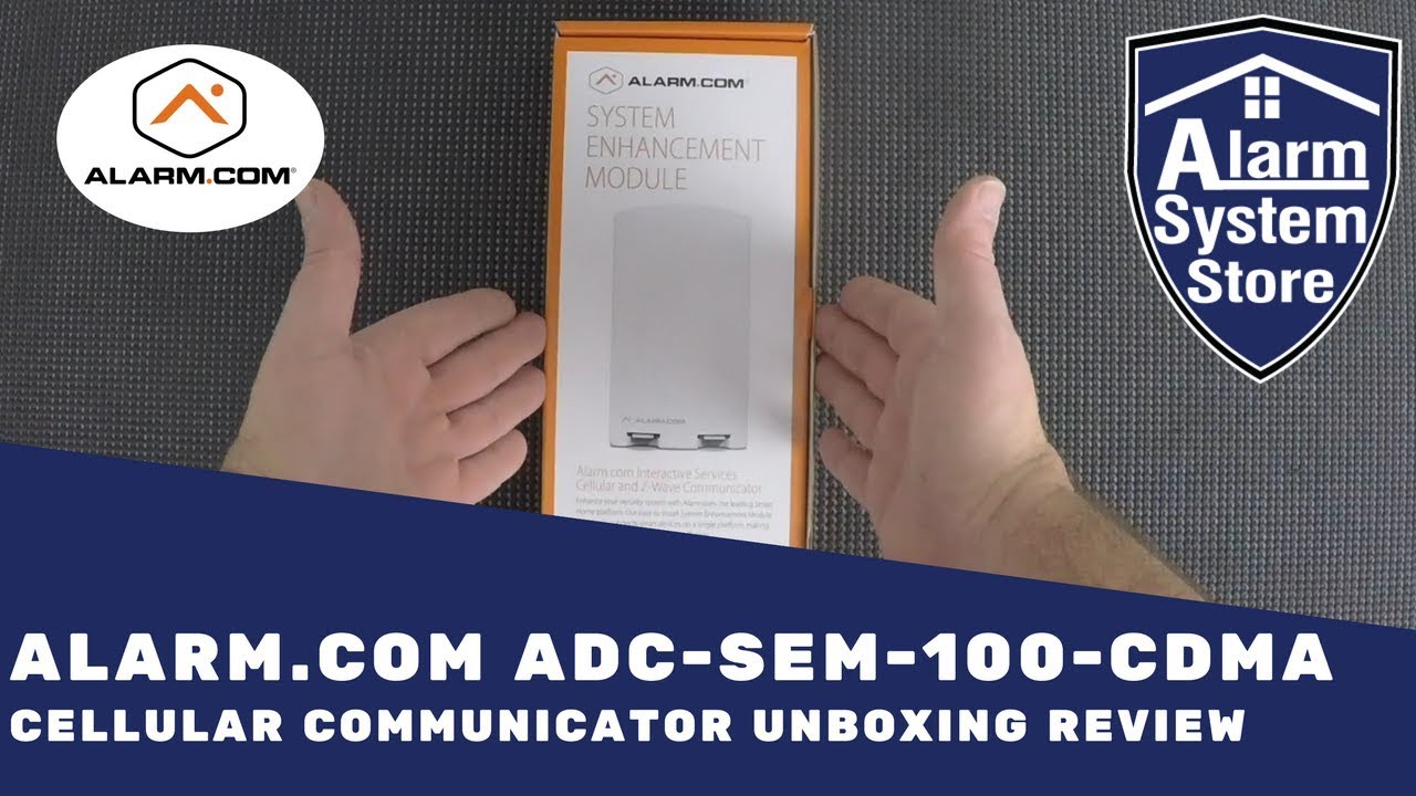 What you'll get with the Alarm.com ADC-SEM-100-CDMA - Unboxing Review