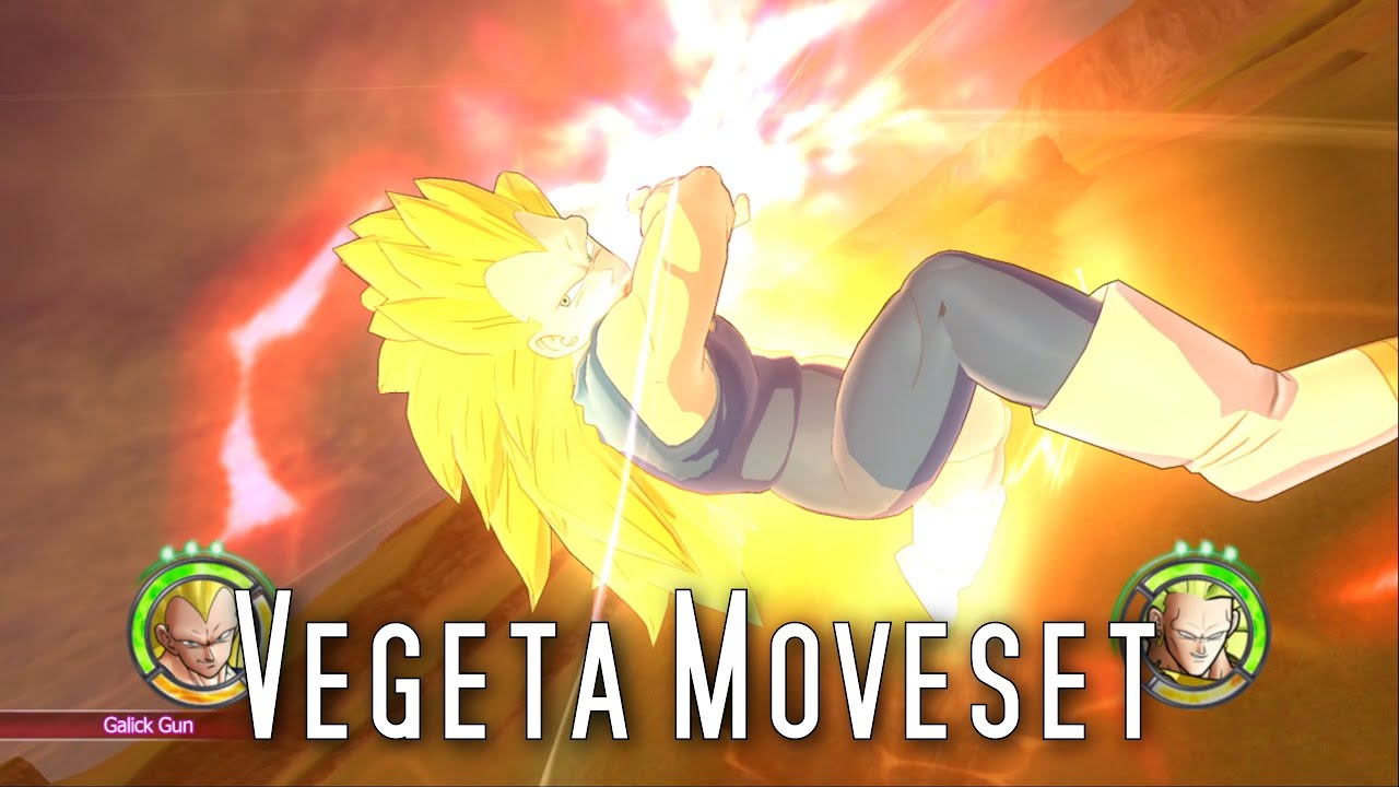 Raging Blast 2 Vegeta Moveset