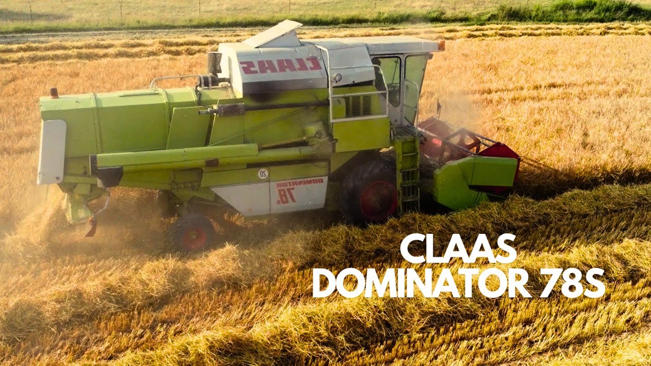 Claas Dominator 78s am Gerste dreschen I Agrarvideos Oberfranken #claas #dominator78s