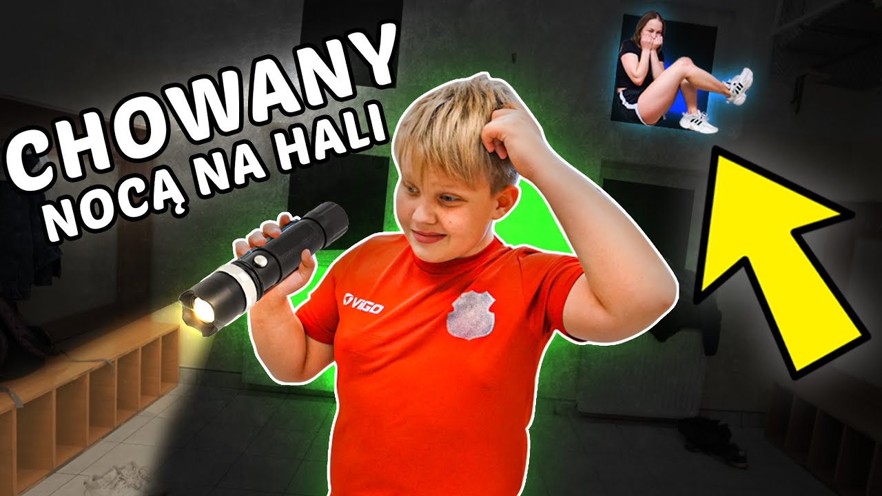 CHOWANY NA HALI NOCĄ z EKIPĄ!