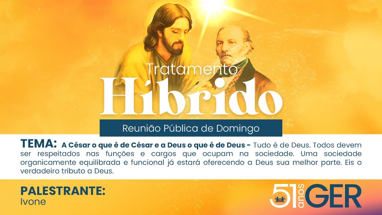 A César o que é de César e a Deus o que  de Deus. Tudo é de Deus. Todos devem ser respeitados...