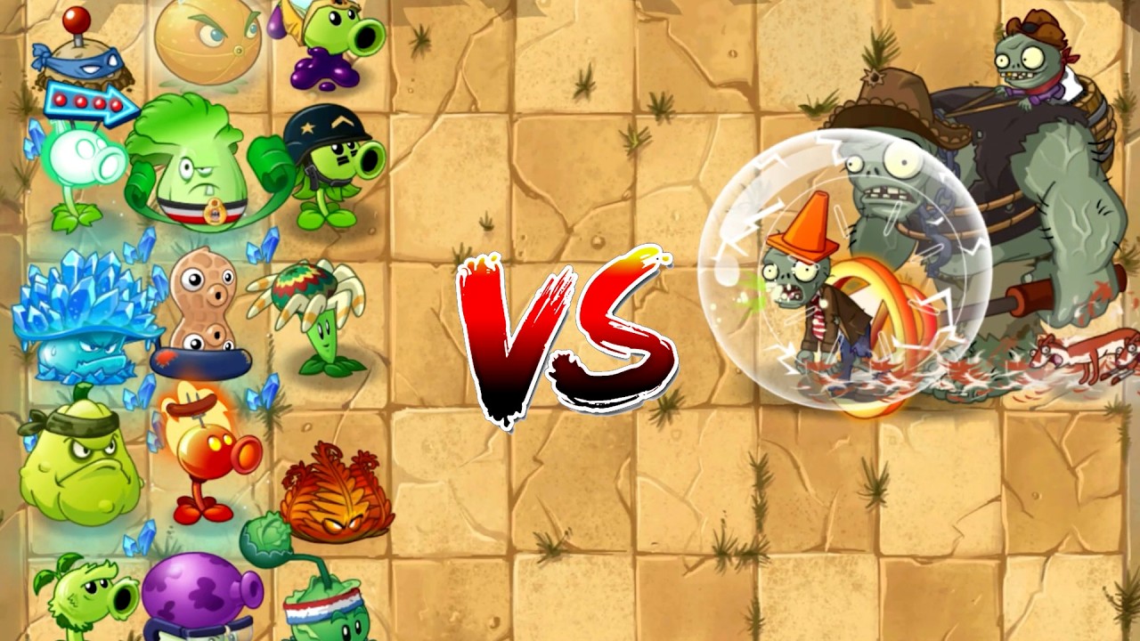 PvZ 2 - Random Team plant Vs  Wease & Garantuar Zombies - Who's the best ? #plantsvszombies