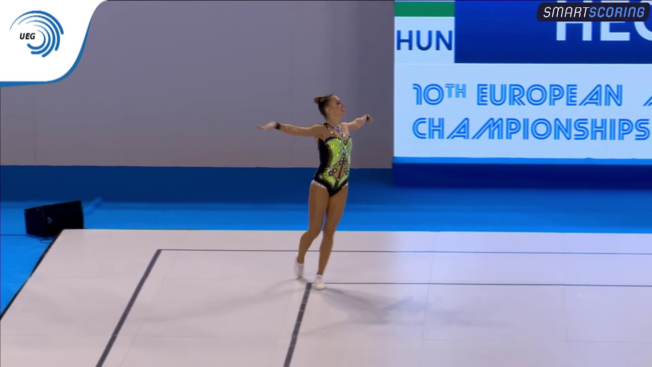 Dora Hegyi (HUN) - 2017 Aerobics European silver medallist, Individual Women