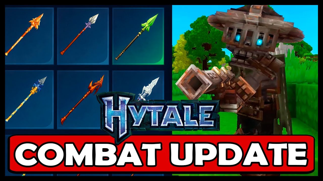ATUALIZAÇÃO DE COMBATE! LANÇAS, GRIMÓRIOS E MAIS NOVIDADES NO UPDATE 3 DO HYTALE!