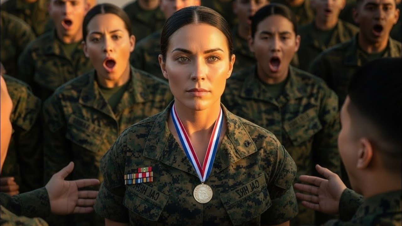 Marines Ripped the Medal Off Her Chest, Until They Saw the Insignia Behind It