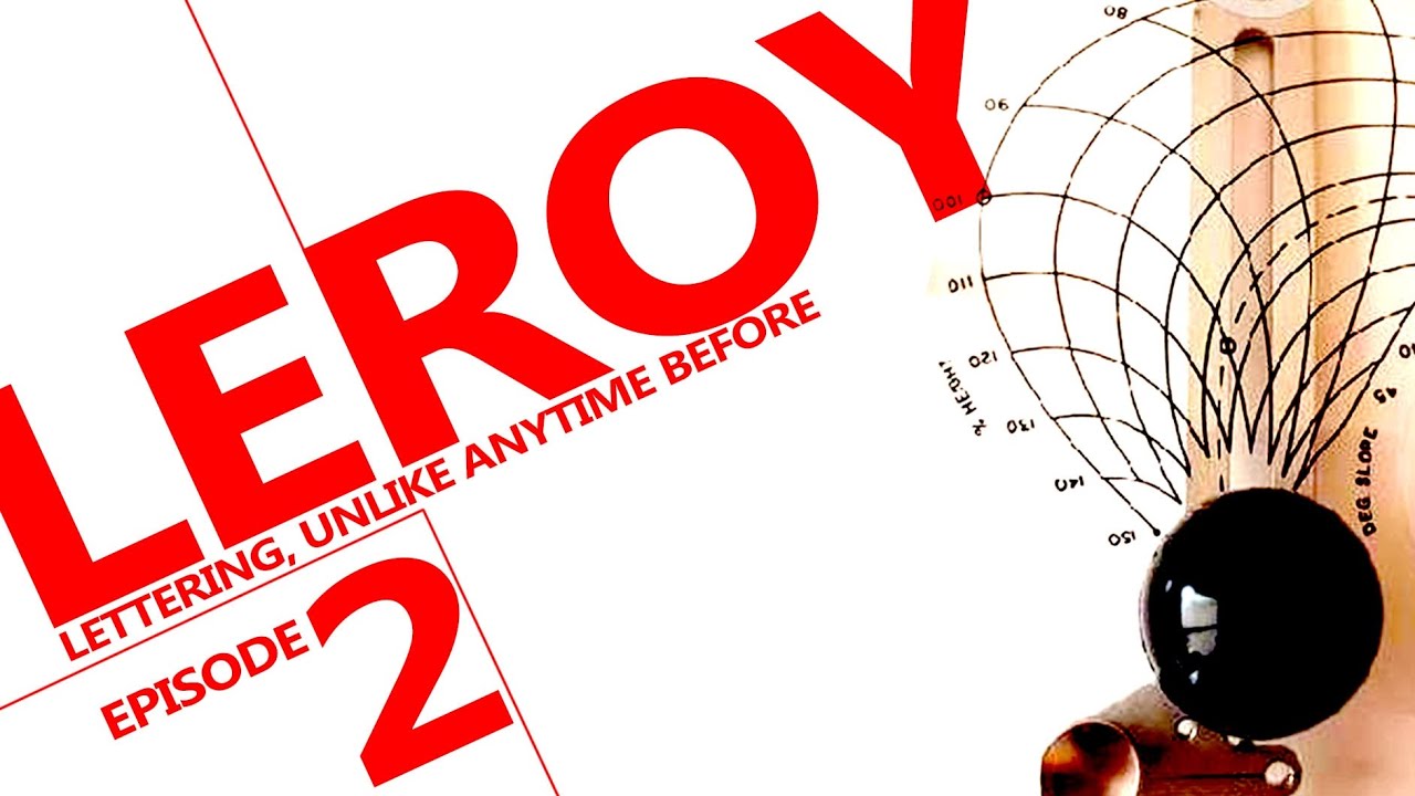 Набор для леттеринга LEROY от K+E, в комплекте с техническими ручками — полезный инструмент для о...