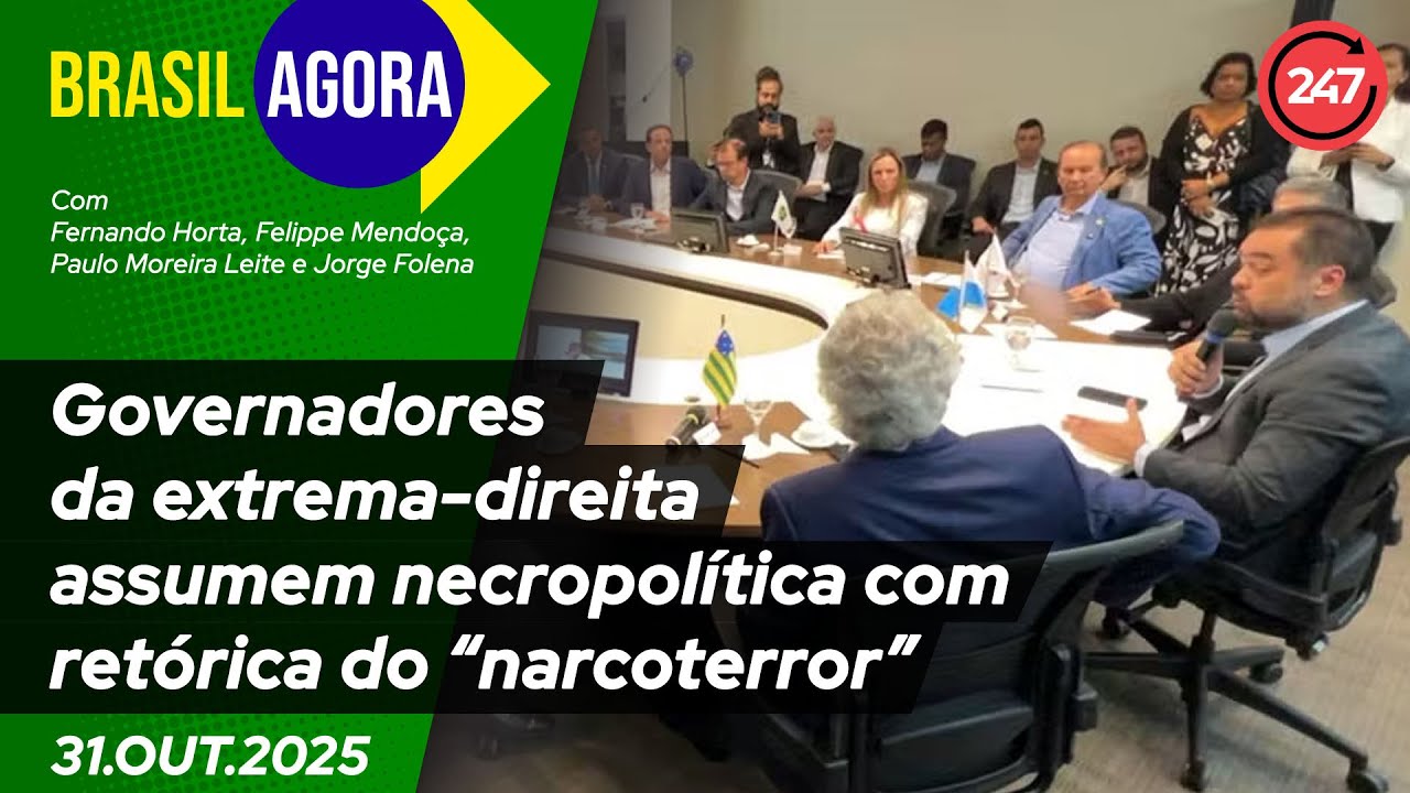 Brasil Agora - Governadores da extrema-direita assumem necropolítica com retórica do “narcoterror”