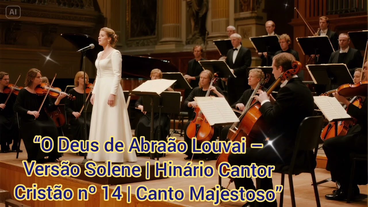 “O Deus de Abraão Louvai – Versão Solene | Hinário Cantor Cristão nº 14 | Canto  Majestoso”