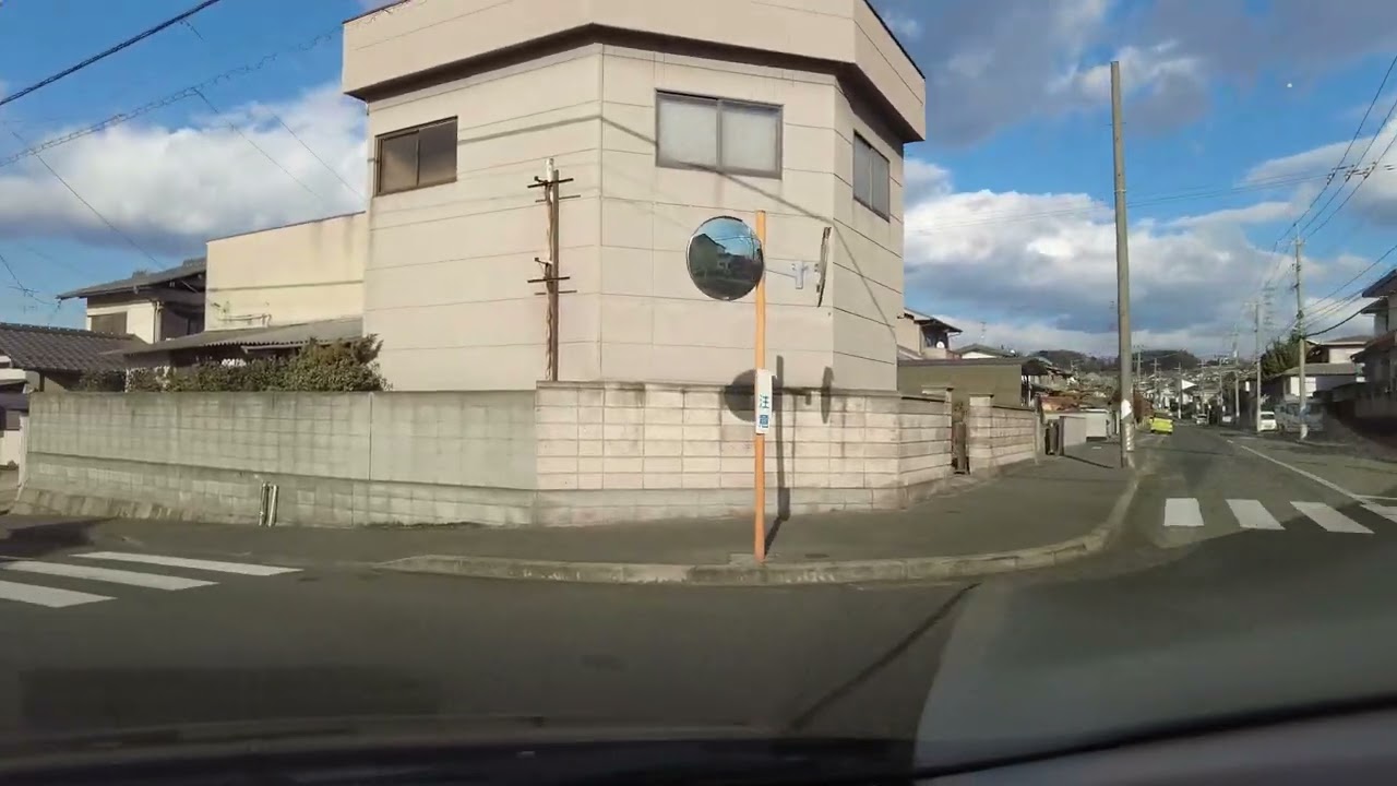 【福山市ドライブ風景】大門駅前から坪生町のファミリーマートまで