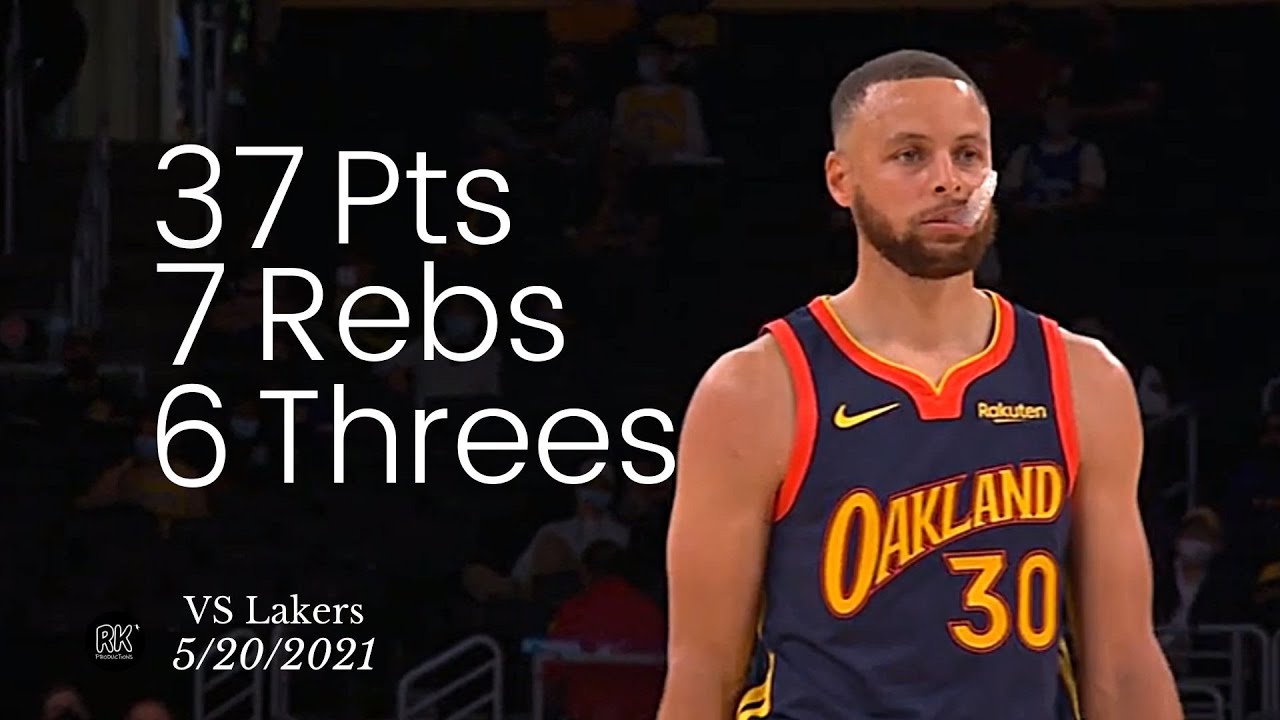 Stephen Curry 37 Pts, 7 Rebs, 6 Threes vs Lakers | FULL Highlights