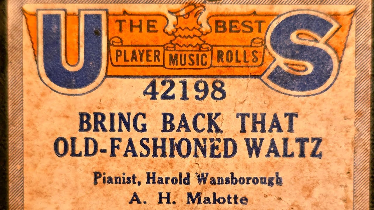 Bring Back That Old-fashioned Waltz | Harold Wansborough 1924