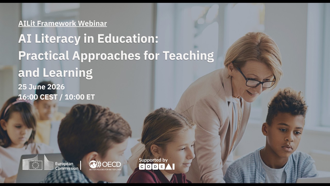 AI Literacy in Education: Practical Approaches for Teaching and Learning | AILit Framework Webinar