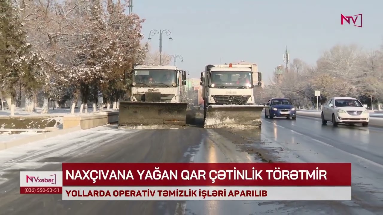 NAXÇIVAN ŞƏHƏRİNDƏ YOLLARDA OPERATİV TƏMİZLİK İŞLƏRİ APARILIB