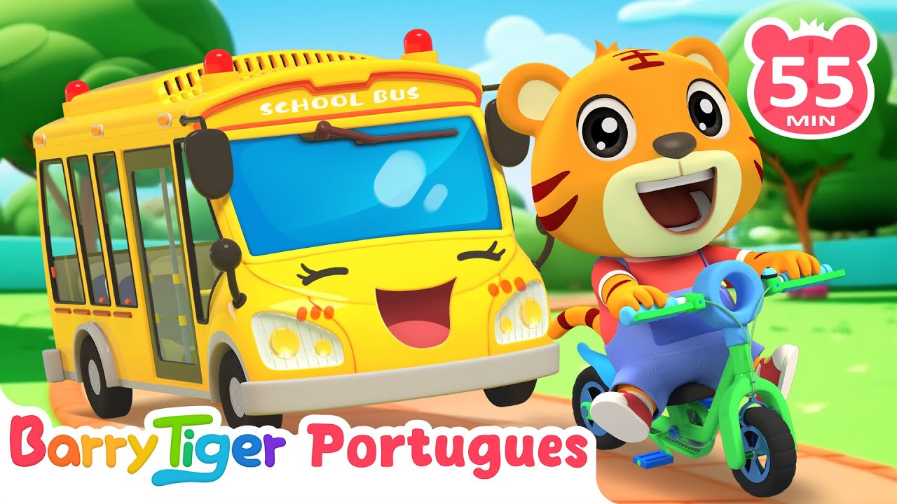 🚌 Vamos Passear? As Rodas do Ônibus Giram Giram! 🎶🚏 | Canções Infantis | BarryTiger