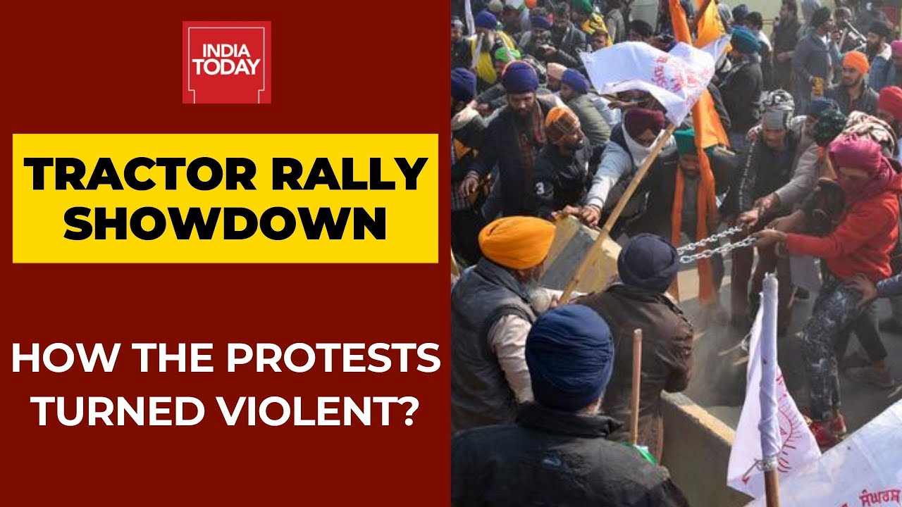 Farmers Tractor Rally: How The Protests Turned Violent? | India Today Ground Report