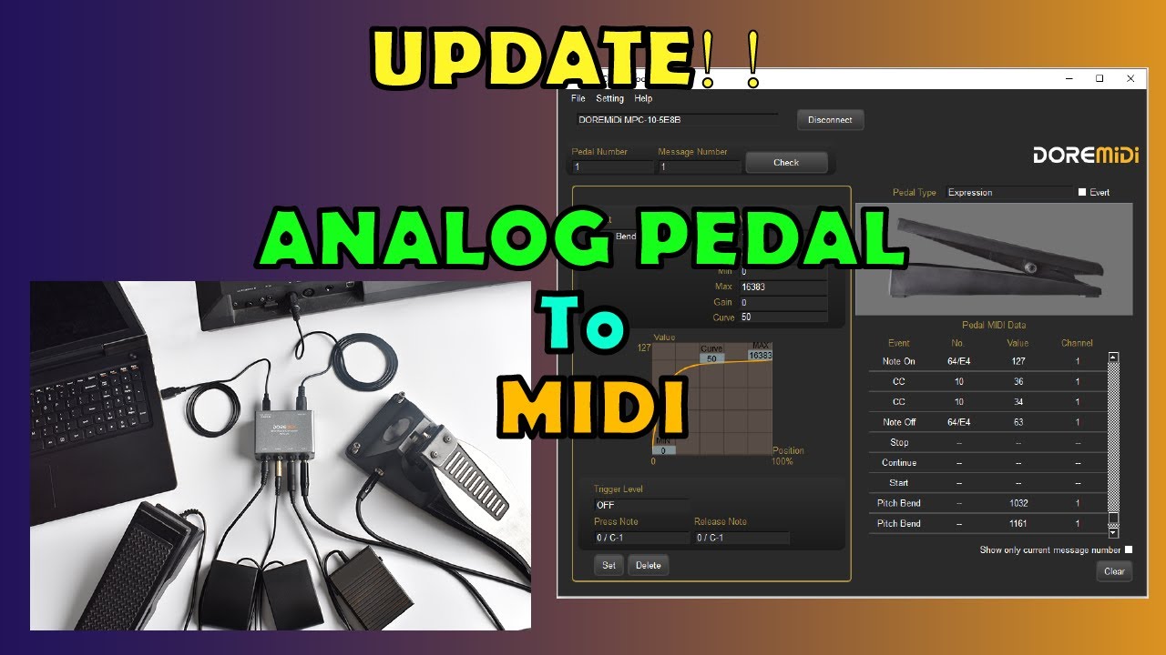 【DOREMiDi】Many Updates to MIDI Pedal Converters (MPC-10/20 and FC-1/3)