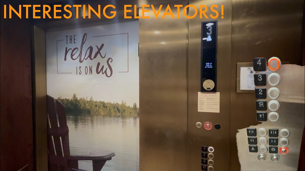 Interesting 2005 KONE Hydraulic Elevators At Stoney Creek Hotel In Moline, IL