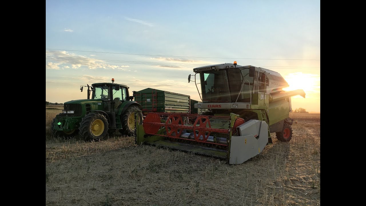 VLOG #2: Kończymy żniwa rzepakowe - Claas, John Deere