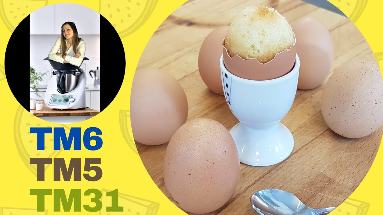 Kuchen im Ei selber machen | Kucheneier für Ostern | Backen mit Kindern | Thermomix TM6 TM5 TM31