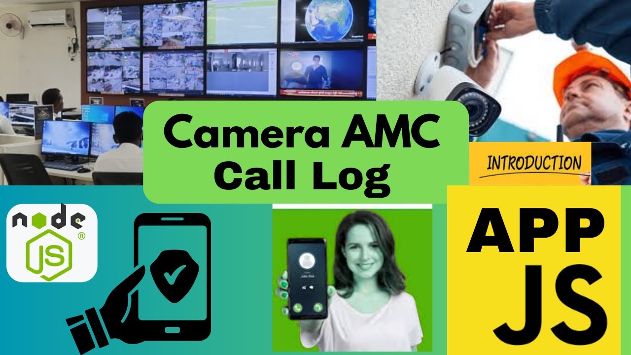 Camera AMC Call Log App Introduction | Camera Technician Call Log | Service Call Logger for AMC