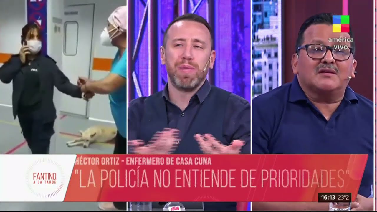 Escándalo con una enfermera esposada