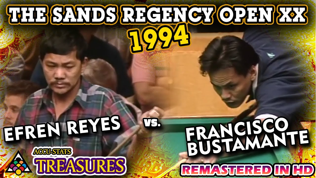 9-BALL: Francisco BUSTAMANTE vs Efren REYES - 1994 20th SANDS REGENCY 9-BALL OPEN