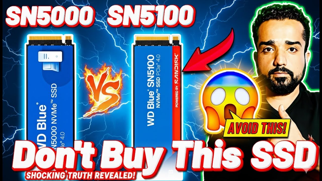 ⚠️Don't Buy This SSD⚠️WD SN5000 vs WD SN5100 vs SN580 vs SN770  @Kshitij Kumar