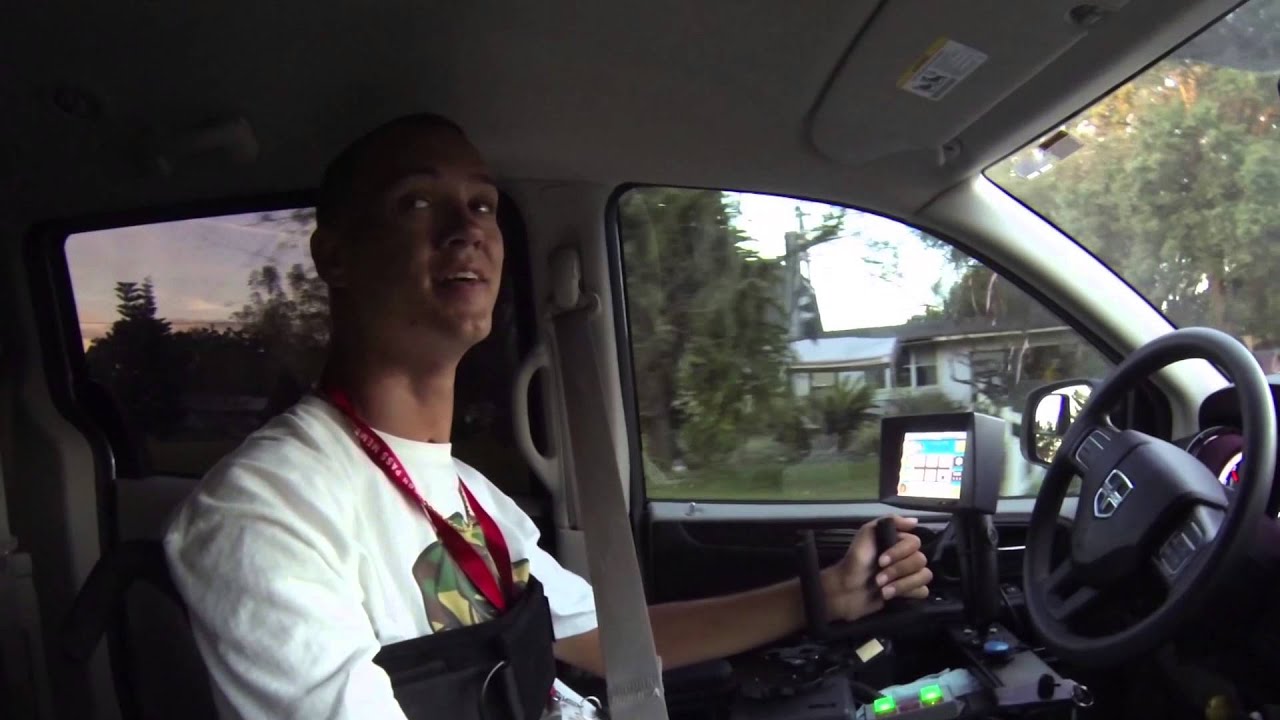 Quadriplegic Driving With EMC Equipment