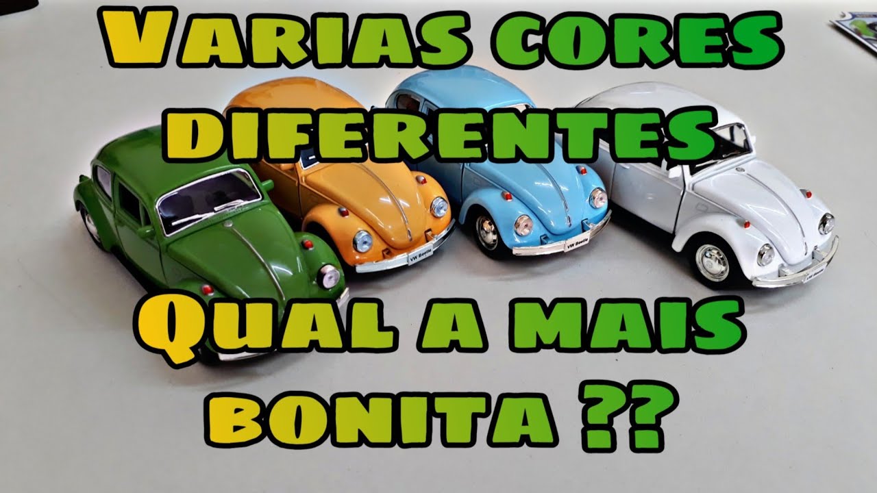 Miniatura de Fusca, várias cores diferentes!!