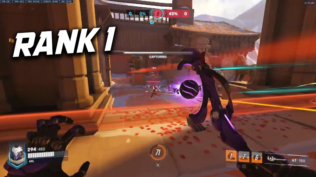 KSAA is DOMINATING AS RAMATTRA! [ OVERWATCH 2 TOP 500 SEASON 3 ]