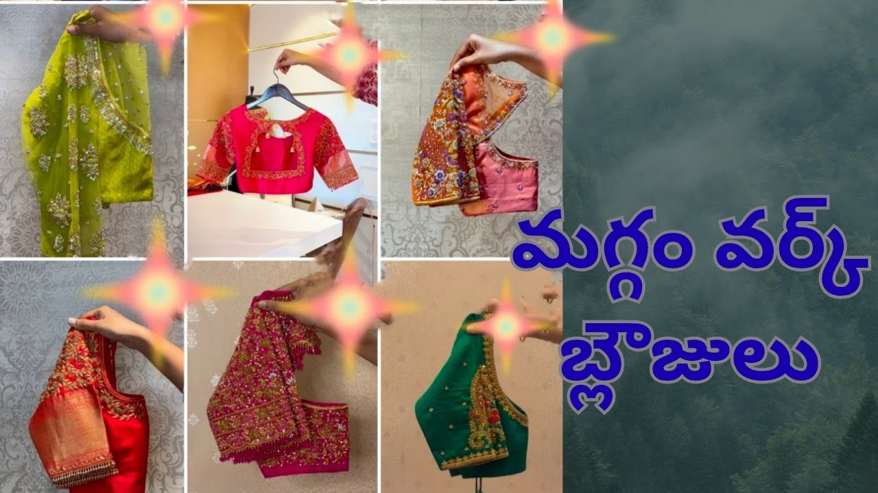 Maggam work blouse collections//All type of maggam work blouse designs