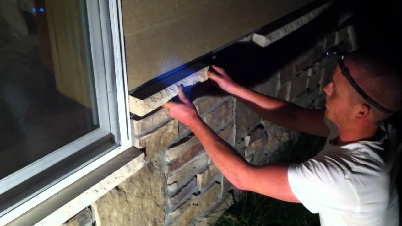 Laying Sill Stones